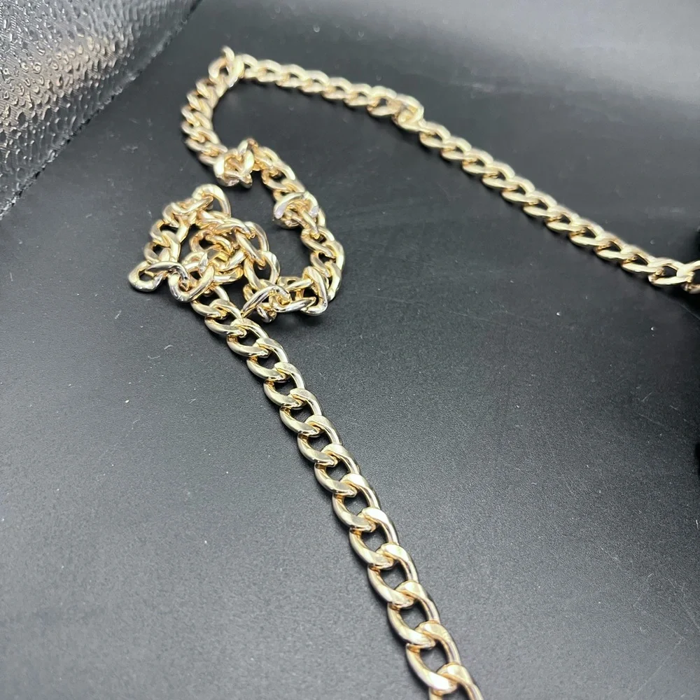 Aldo Teal Mini Bag with Gold Chain - Picture 3 of 9